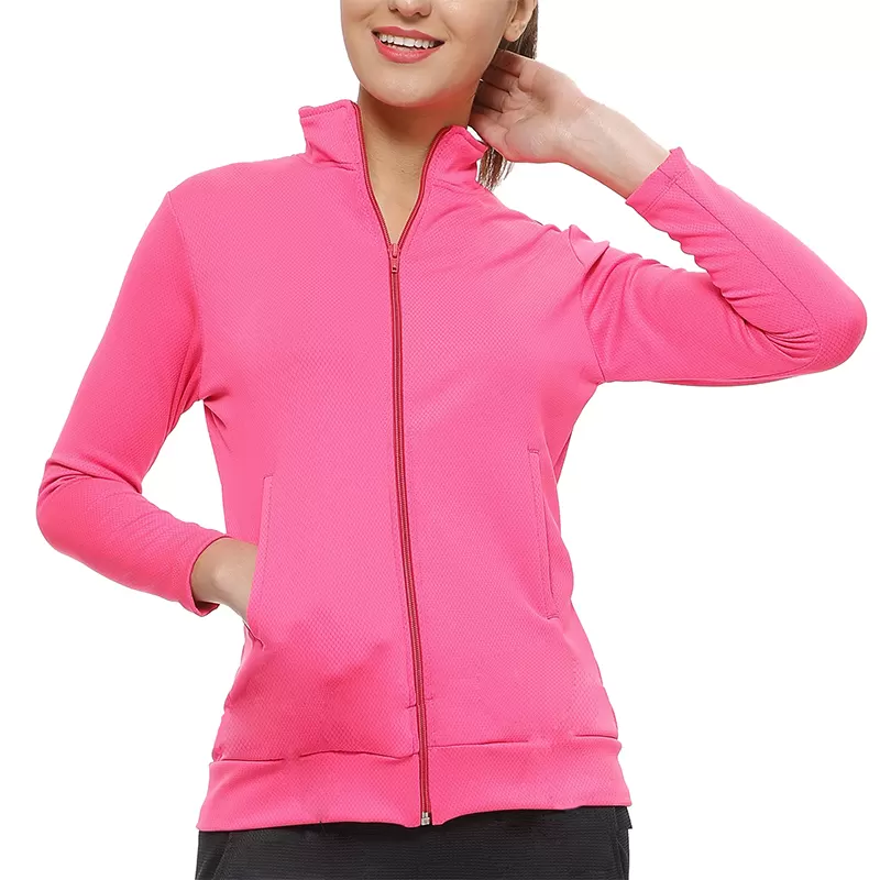 Yoga Jacket Active Wear Women Zip Up Gym Sports Fitness Casual Jacket Bangladesh Factory
